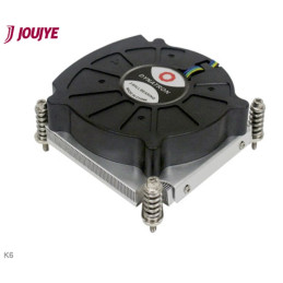 Dynatron Cooler Cooler K6 Intel 1151/-55/-56 1U Active cooler, Aluminum 6061 Skived Fins Max TDP 55W