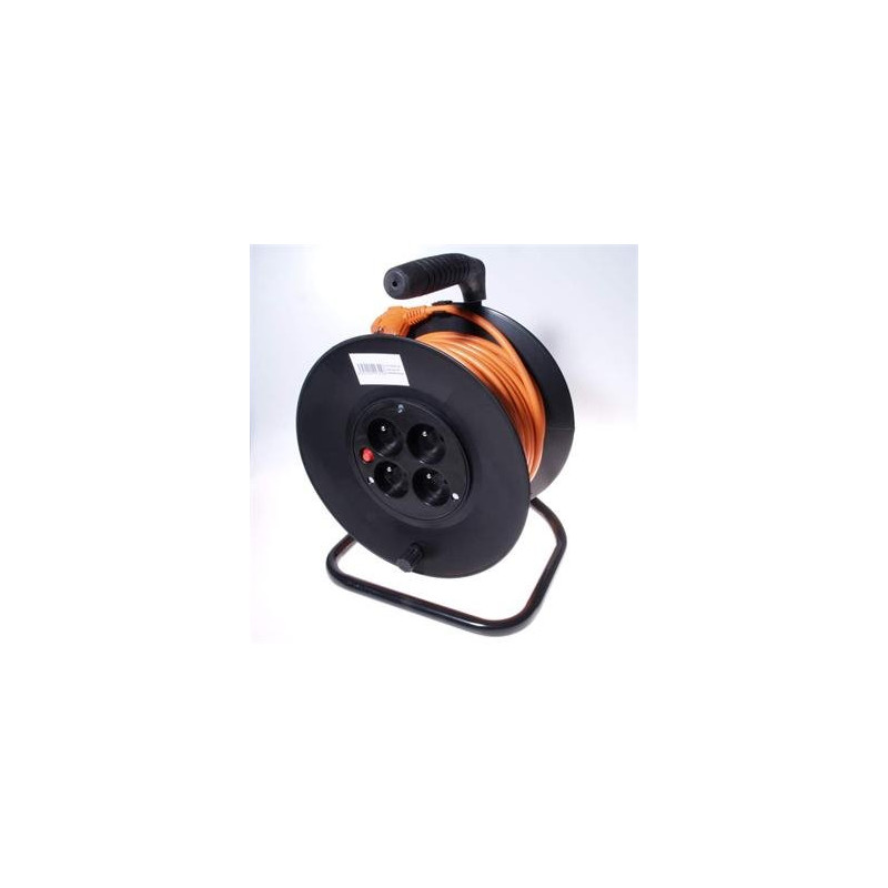 PremiumCord Prodlužovací kabel 230V 25m buben, průřez vodiče 3x1,5mm2