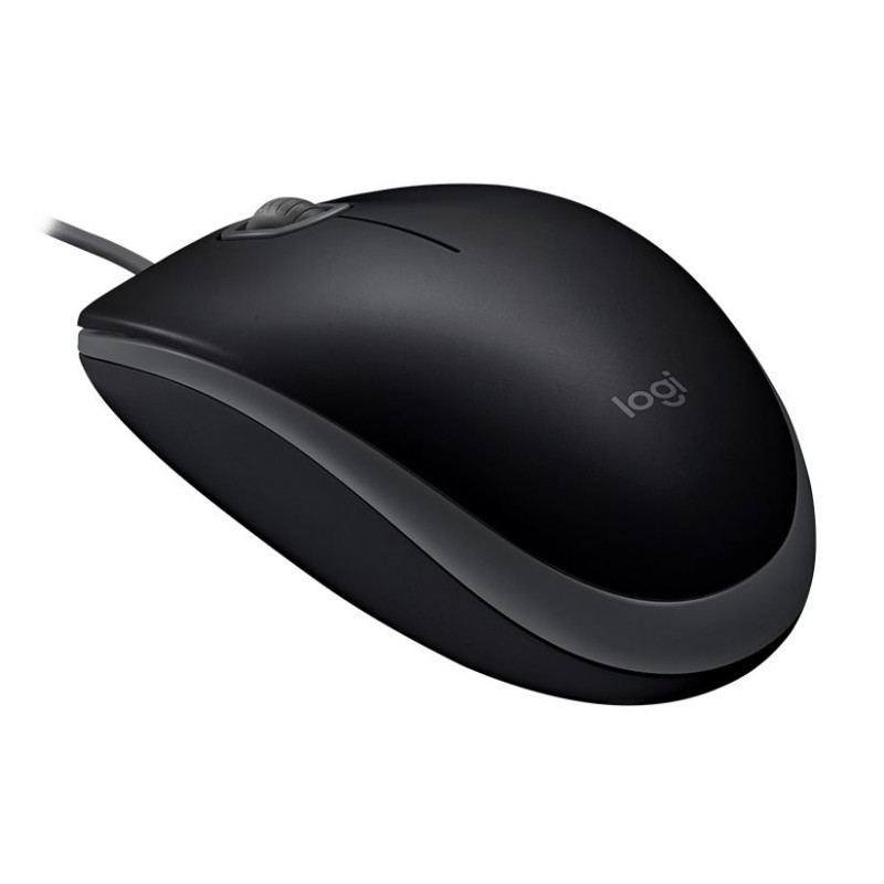 Logitech B110 Silent - BLACK - USB - EMEA