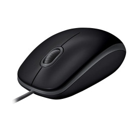 Logitech B110 Silent - BLACK - USB - EMEA