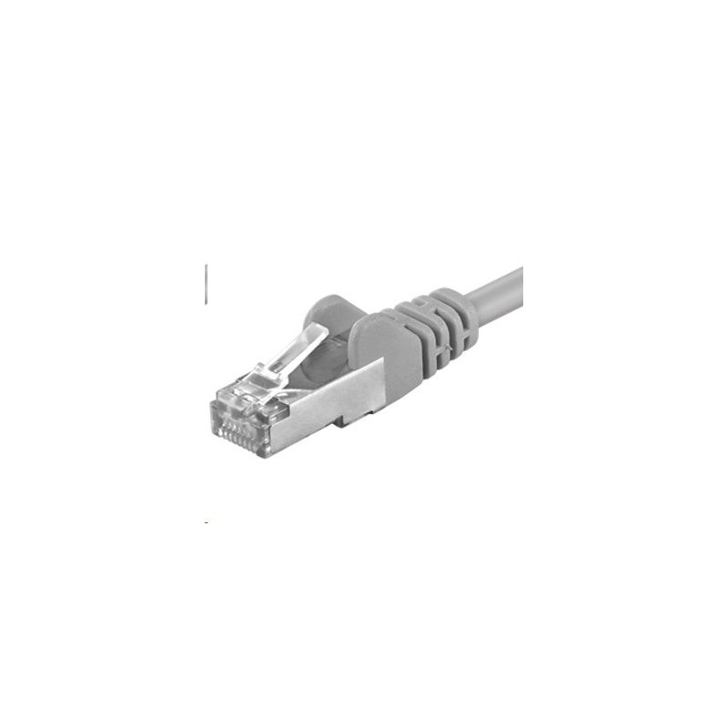 Premiumcord Patch kabel Cat5E S-FTP, AWG 26/7, délka 30m, šedá