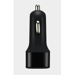 CANYON auto nabíječka C-07, 1xUSB-A Quick Charge QC3.0 + 2xUSB-A, vstup 12-24V, výstup USB/5V-2.1A+QC3.0/5V-2.4A&9V-2A