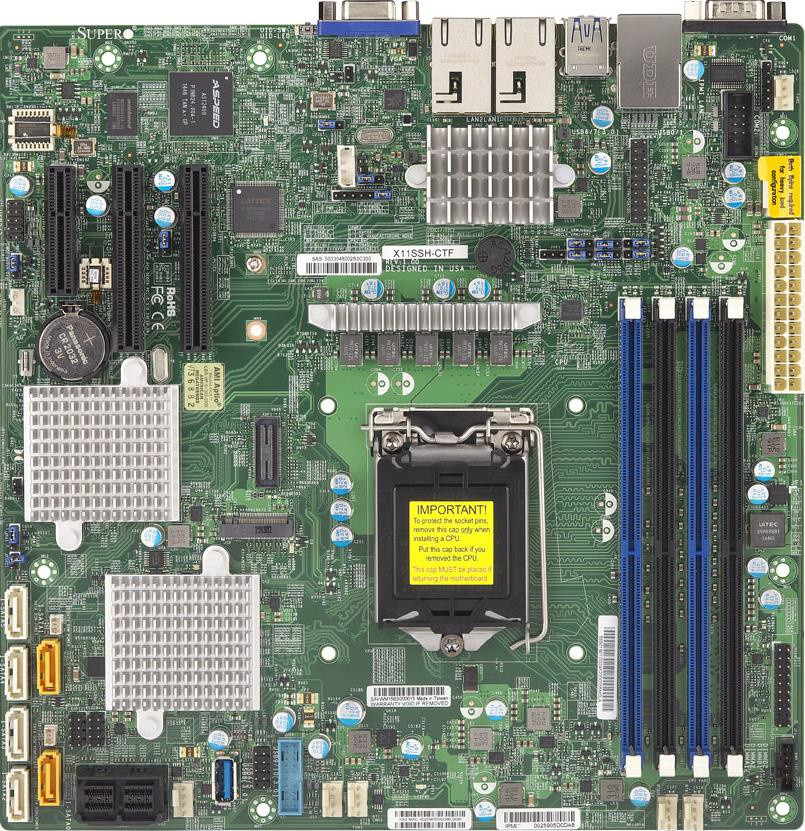 SUPERMICRO MB 1xLGA1151, iC236,DDR4,8xSATA3+8xSAS3 (LSI3008),PCIe 3.0 (2 x4 (in x8),1 x4)),1x M.2 NGFF,,2x10Gb,IPMI