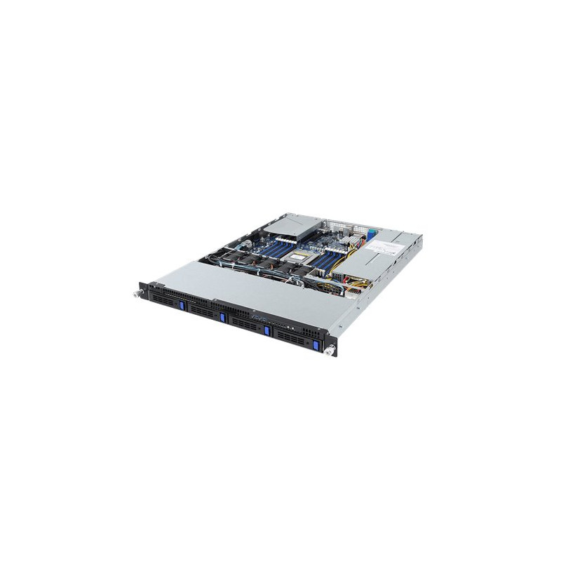 Gigabyte server R151-Z30 1xSP3 (AMD Epyc), 16x DDR4 RDIMM, 4x 3,5 HS SATA3, M.2, 2x 10GbE SFP+, IPMI, 2x 650W plat