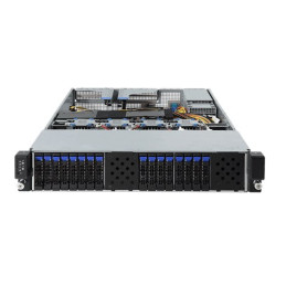 Gigabyte server G221-Z30 1xSP3 (AMD Epyc), 2x GPU,16x DDR4 RDIMM,16x2,5 HS SATA3, M.2, 2x 10Gb SFP+, IPMI, 2x 1200W plat