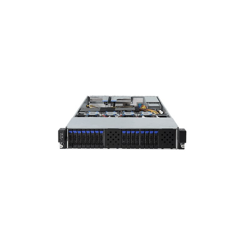 Gigabyte server G221-Z30 1xSP3 (AMD Epyc), 2x GPU,16x DDR4 RDIMM,16x2,5 HS SATA3, M.2, 2x 10Gb SFP+, IPMI, 2x 1200W plat