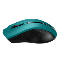 CANYON myš optická bezdrátová MW-5, nastavitelné rozlišení 800/1200/1600 dpi, 4 tl, USB reciever, zelená