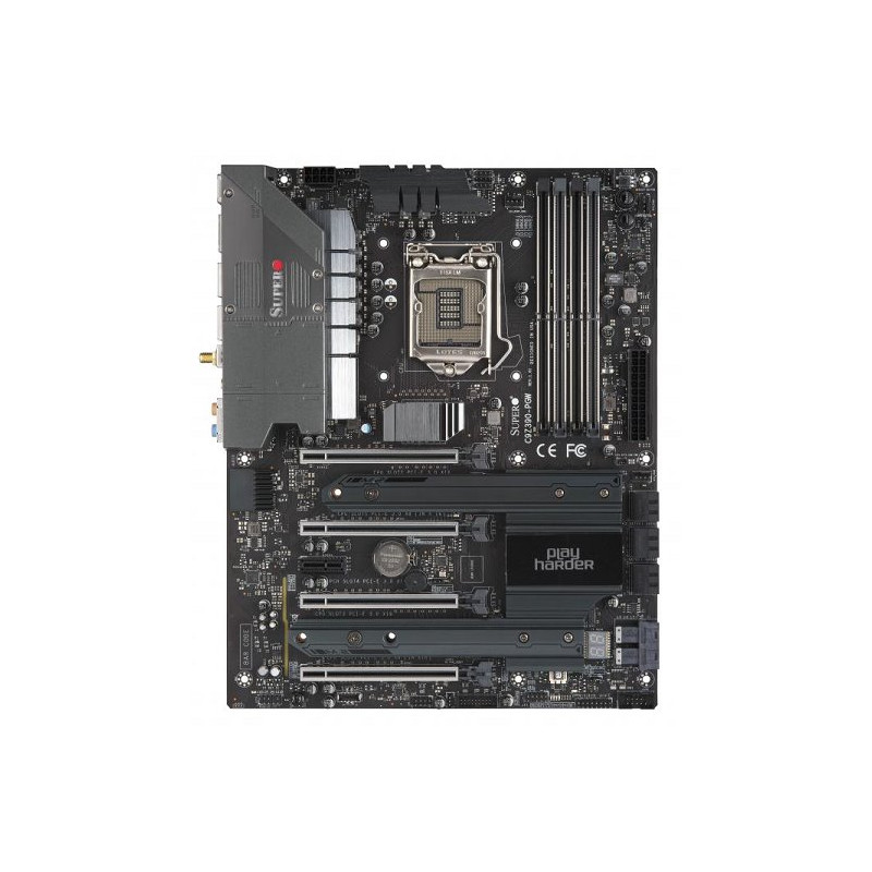 SUPERMICRO MB 1xLGA1151 8/9g 140W, Z390, 4x DDR4,6xSATA3, 6xPCIe 3.0 (4x16), 2x M.2, 2xLAN+WiFi, 2xDP+HDMI, Audio