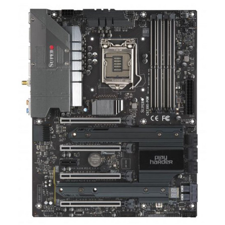 SUPERMICRO MB 1xLGA1151 8/9g 140W, Z390, 4x DDR4,6xSATA3, 6xPCIe 3.0 (4x16), 2x M.2, 2xLAN+WiFi, 2xDP+HDMI, Audio