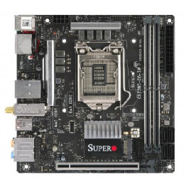 SUPERMICRO MB 1xLGA1151 8/9g 120W, Z390, 2x DDR4,4xSATA3, PCIe 3.0 x16, M.2, LAN+WiFi, DP+HDMI, Audio, mini-ITX