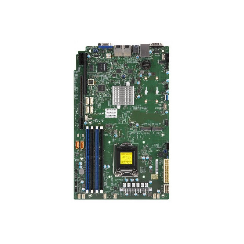 SUPERMICRO MB 1xLGA1151 (Xeon E3-21xx,i3), C246, 4xDDR4, 6xSATA3, 2xM.2, 2xPCIe3.0 (x16/x4), VGA, 2x LAN,IPMI