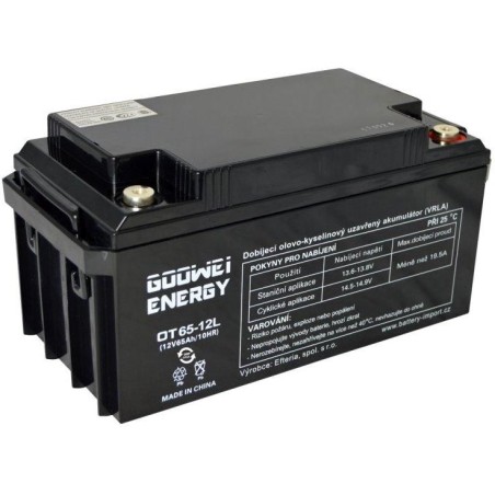 GOOWEI ENERGY Pb záložní akumulátor VRLA GEL 12V/65Ah (OTL65-12)