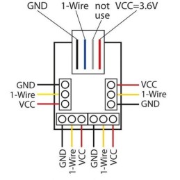 TINYCONTROL voděodolné teplotní čidlo DS18B20 pro LAN ovladač LK3 a LK4