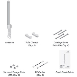 Ubiquiti Anténa všesměrová AMO-5G10 AirMAX 2x2 MIMO 5GHz, 10dBi, rocket kit