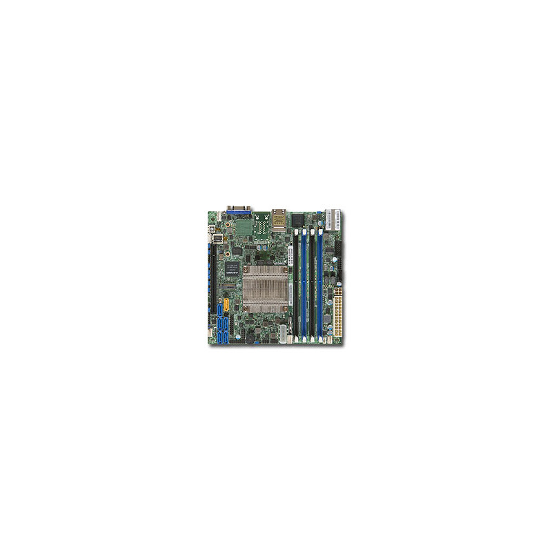 SUPERMICRO ITX MB Xeon D-1540 (8-core), 4x DDR4 ECC DIMM,6xSATA1x PCI-E 3.0 x16, 2xLAN,IPMI