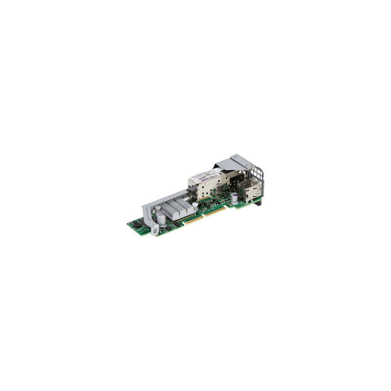 SUPERMICRO MicroLP 10 GbE LAN card, Port: 2x SFP+ and 2x USB 2.0 ports,micro LP -PCI-E 2.0