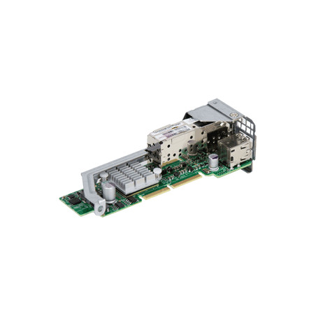 SUPERMICRO MicroLP 10 GbE LAN card, Port: 2x SFP+ and 2x USB 2.0 ports,micro LP -PCI-E 2.0
