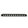 Eurocase panel na kabely RGA-28-1U 19" - 12 port