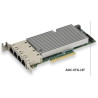 SUPERMICRO AOC-STG-I4T Quad 10Gb/s RJ45, PCI-E 3.0 8x (8GT/s) Card, LP