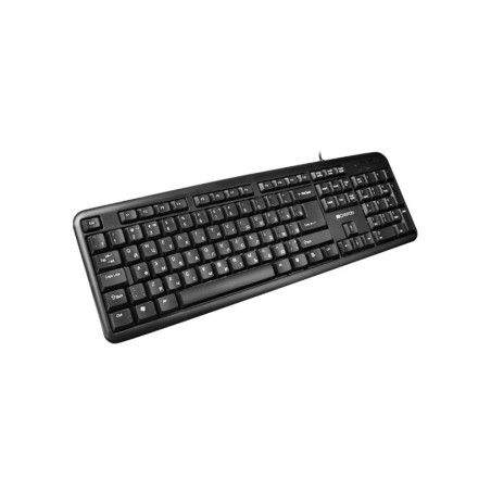 CANYON klasická USB klávesnice, omývatelná, černá, maďarský layout