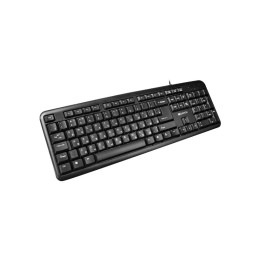 CANYON klasická USB klávesnice, omývatelná, černá, maďarský layout