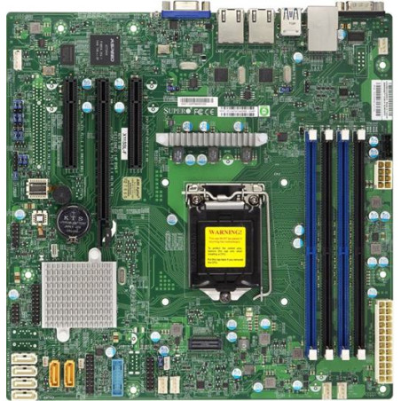 SUPERMICRO MB 1xLGA1151, iC232,DDR4,6xSATA3,PCIe 3.0 (1 x8, 1 x8 (in x16), 1 x4 (in x8)), IPMI
