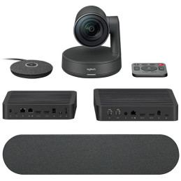 Logitech Rally Ultra-HD ConferenceCam, 1 mic, 1 repro - BLACK - EMEA