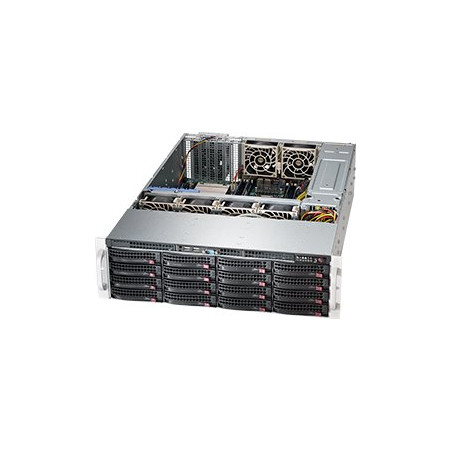 SUPERMICRO 3U chassis 16x 3,5" HS SAS/SATA (4x SFF 8087), 2x920W (80PLUS Platinum)