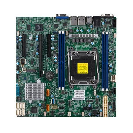 SUPERMICRO MB 1xLGA2066, iC422,4x DDR4 ECC,8xSATA3, 1x M.2, PCI-E 3,0 1,2 (x16,x8), 2x LAN,IPMI