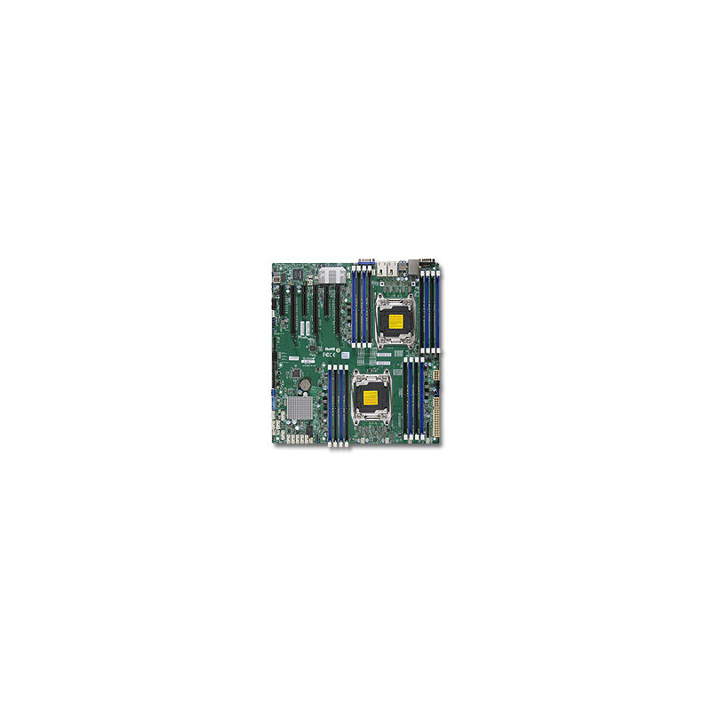 SUPERMICRO MB 2xLGA2011-3, iC612 16x DDR4 ECC,10xSATA3,(PCI-E 3.0/3,3(x16,x8),2x LAN,IPMI