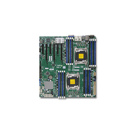 SUPERMICRO MB 2xLGA2011-3, iC612 16x DDR4 ECC,10xSATA3,(PCI-E 3.0/3,3(x16,x8),2x LAN,IPMI