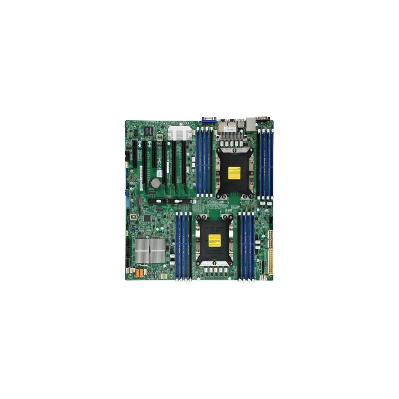 SUPERMICRO MB 2xLGA3647, iC622, 16x DDR4 ECC, 14xSATA3, 2xNVMe, 1xM.2, PCI-E 3.0/4,2(x16,x8),2x 10Gb LAN,IPMI