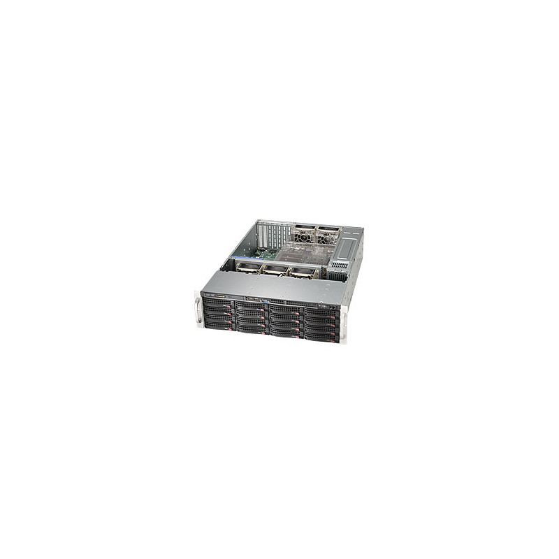 SUPERMICRO 3U chassis 16x 3,5" HS SAS3 (Expnader SAS3/12Gb - 1x SFF 8643), 2x1000W (80PLUS Titanium)