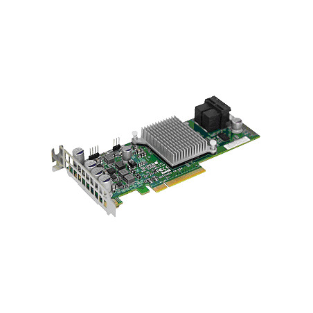 SUPERMICRO 12Gb/s SAS controller, Internal RAID Adapter LSI SAS 3008, 8-port (internal), RAID 0,1,10