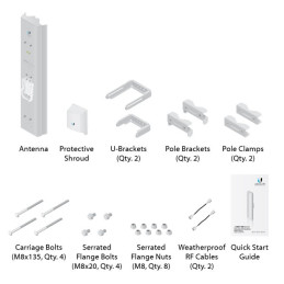 Ubiquiti Anténa sektorová AM-5AC21-60 AirMax, 2x2 MIMO 5 GHz, 21 dBi, 60°