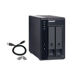 QNAP TR-002, Tower, 2-bay rozšiřovací jednotka s podporou RAID na USB 3.1 pro NAS/PC