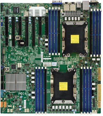 SUPERMICRO MB 2xLGA3647, iC621, 16x DDR4 ECC, 10xSATA3, 2x M.2 (NVMe), PCI-E 3.0/3,4(x16,x8), 2x 1Gb LAN, IPMI