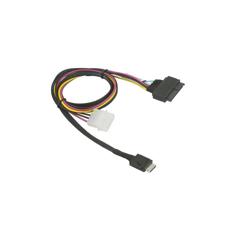 Supermicro 75cm OCuLink to PCIE U.2 with Power Cable (CBL-SAST-1011)