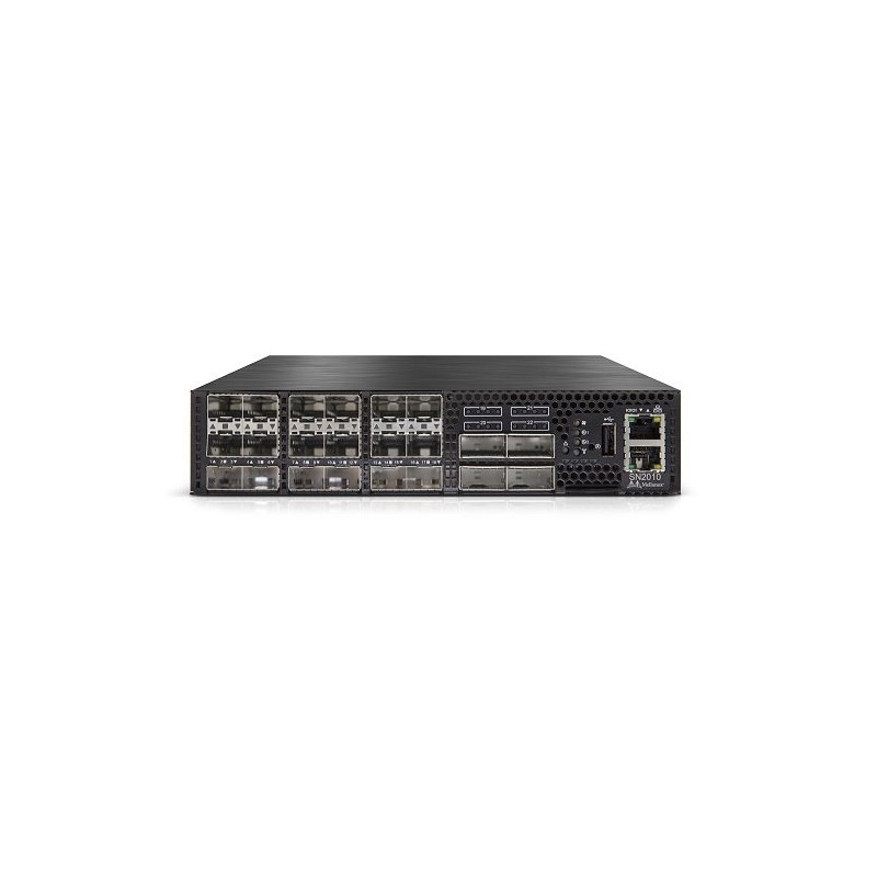 Nvidia Mellanox Spectrum based 25GbE/100GbE, 1U Open Ethernet Switch with Mellanox Onyx, 18 SFP28 + 4 QSFP28, 2x PSU,