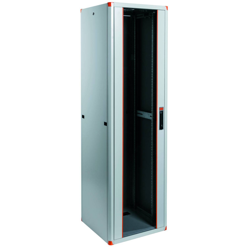 Legrand EvoLine 19" stojanový rozvaděč 22U, 600x800mm, 1000kg, jednokřídlé skleněné dveře