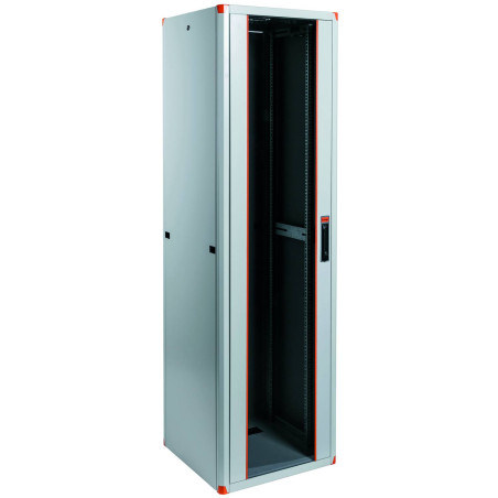 Legrand EvoLine 19" stojanový rozvaděč 42U, 600x1000mm, 1000kg, jednokřídlé skleněné dveře