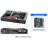 SUPERMICRO mini server Atom C3758, 4x DDR4 ECC, 84W, M.2, 4x 1Gb LAN, IPMI