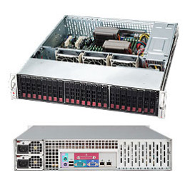 SUPERMICRO 2U chassis 24x 2,5" HS SAS/SATA (12Gb/s SAS3 Expander - 1x SFF 8643), 2x920W (80PLUS platinum)