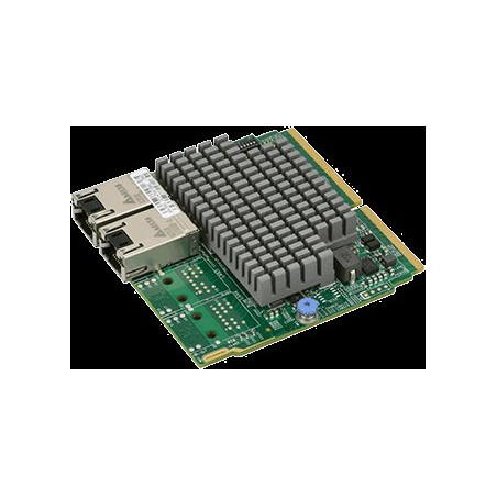 Supermicro 2-port 10 Gigabit Ethernet Adapter with an internal bracket for 1U chassis (Twin Servers)