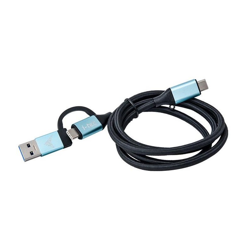 I-tec propojovací kabel USB 3.1 (Type-C) na USB 3.1 (Type-C) s USB 3.0 adaptérem, 1m