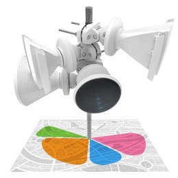 Ubiquiti Symetrická sektorová 5GHz anténa Horn-5-30, 19dBi, 30°