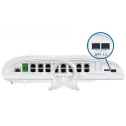 Ubiquiti Switch L2/L3 EdgePoint EP-S16, 16-Port Gb RJ-45 PoE + 2x 10Gb SFP+, PoE-in + PoE-out