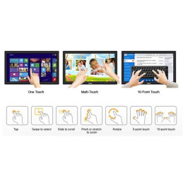 ASUS VT229H 21.5" IPS Touch 10-bodový dotykový monitor 1920x1080 100mil:1 5ms 250cd USB D-Sub HDMI Repro čierny