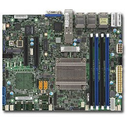 SUPERMICRO FlexATX MB Xeon D-1518 (4-core), 4x DDR4 ECC reg DIMM,4xSATA,2x PCI-E 3.0 x8, M.2, 6x1GbE+2x10GbE SFP+, IPMI