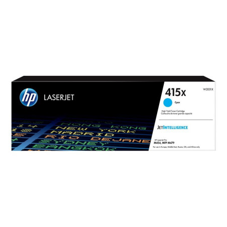 HP Toner č.415X LaserJet azurovy